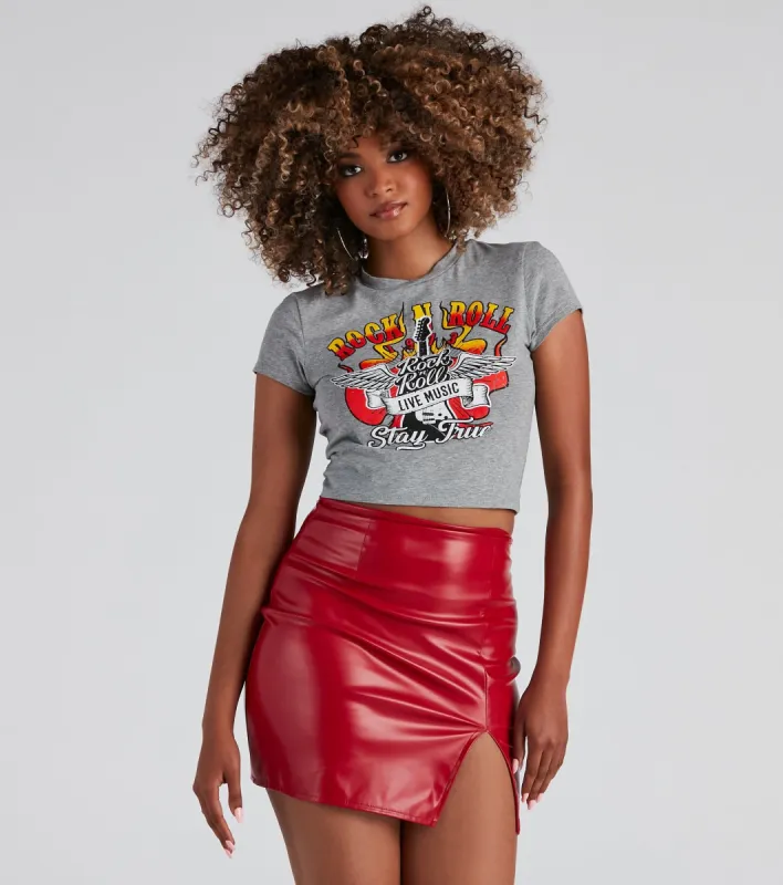True Rock N Roll Graphic Tee sold by Windsor
