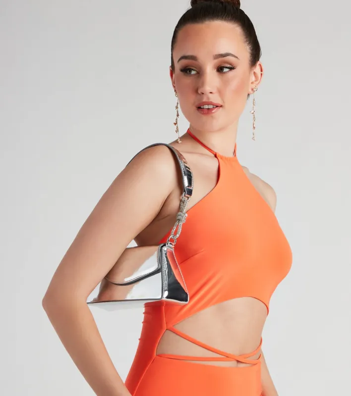 Chrome-Mazing Mini Shoulder Bag sold by Windsor