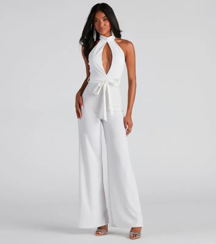 CLEARANCE - Key To Style Flared Jumpsuit sold by Windsor
