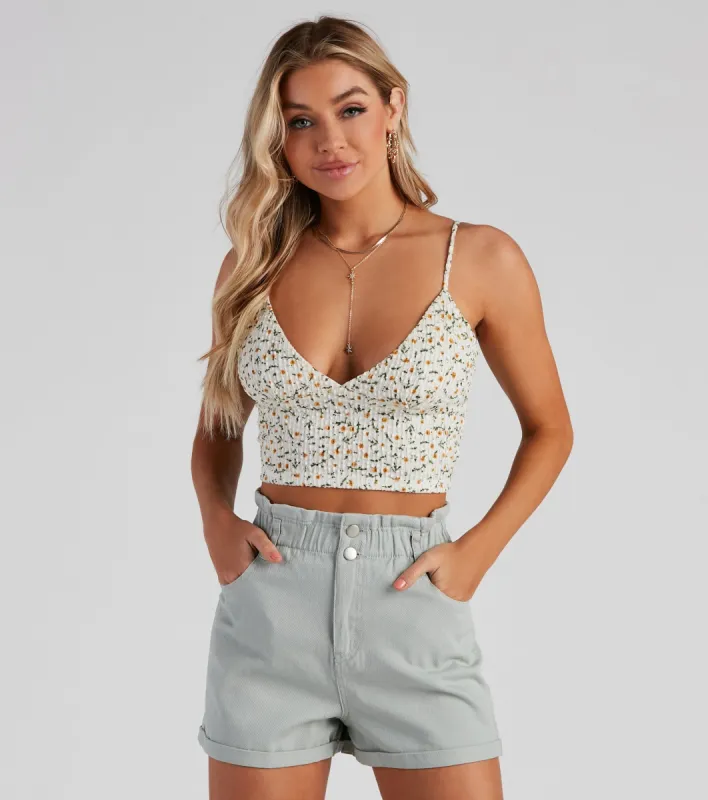 Fresh As A Daisy Crop Top sold by Windsor