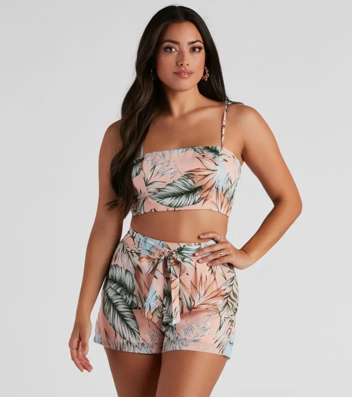 Dreamy Island Vibes Crop Top sold by Windsor