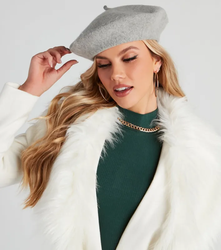 French Girl Wool Beret sold by Windsor