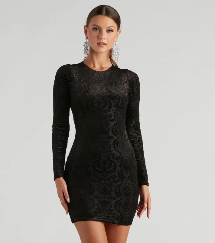 After Midnight Velvet Short Dress sold by Windsor