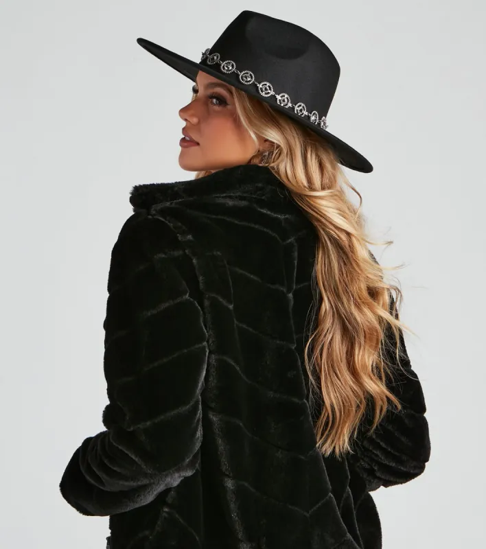 Country Glow Rhinestone Panama Hat sold by Windsor