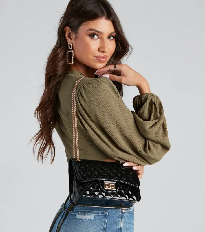 Quilted Verdict Crossbody Bag sold by Windsor