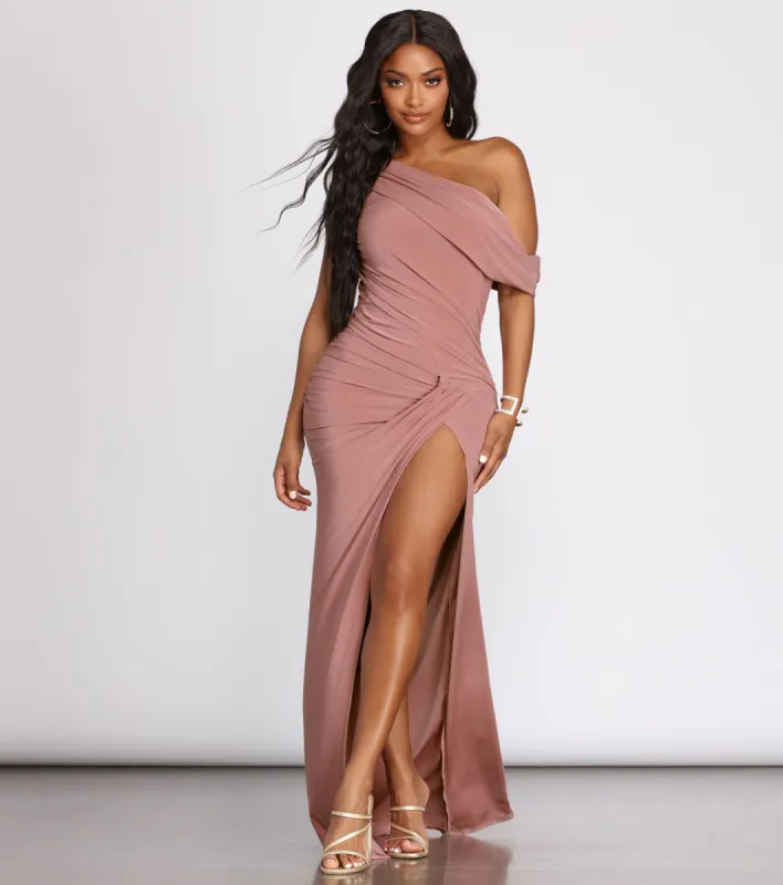 PLACEHOLDER - Kaleigh Off Shoulder Dress sold by Windsor