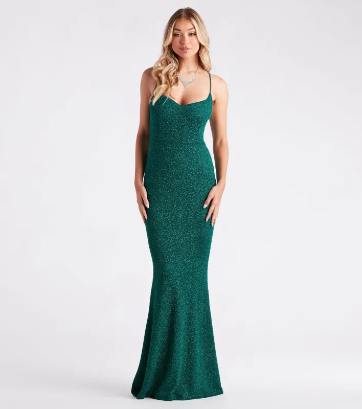 PLACEHOLDER - Ainsley Glittering Evening Gown sold by Windsor