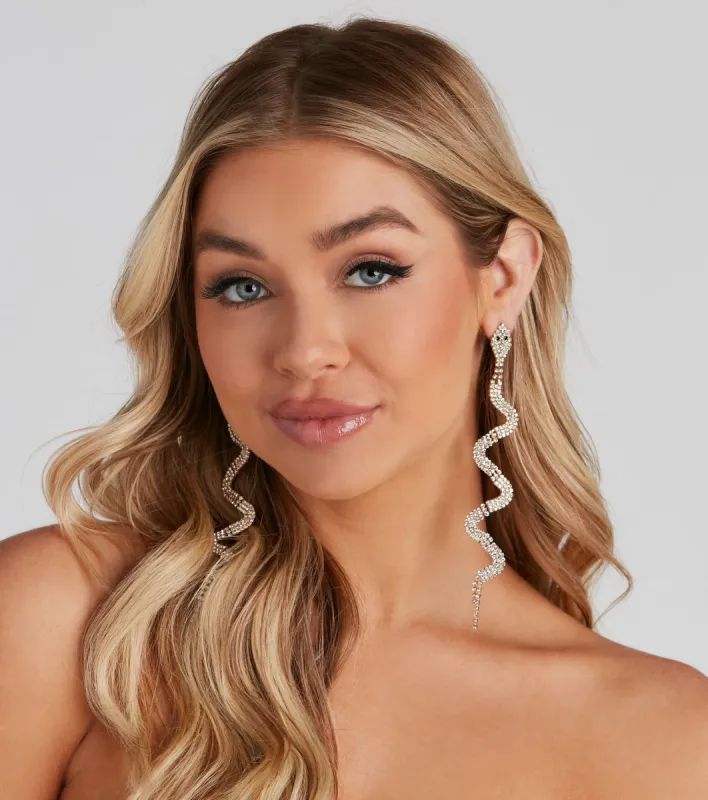 Slither Away Snake Earrings sold by Windsor