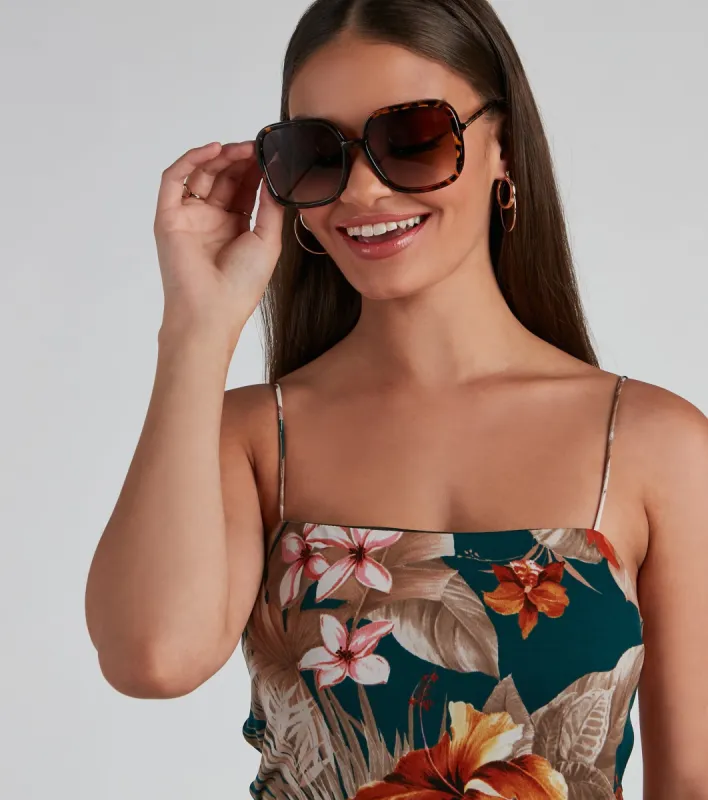 So Shady Square Oversized Sunglasses sold by Windsor