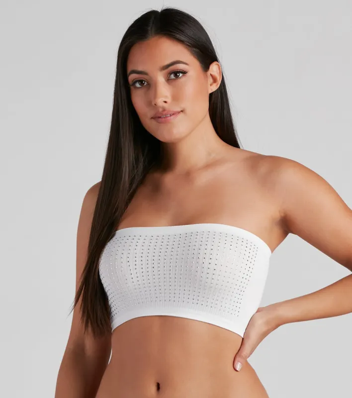 Subtle Glam Rhinestone Bandeau sold by Windsor