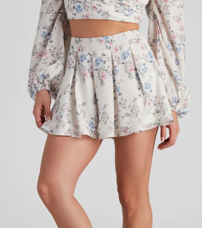 Secret Garden Chiffon Flowy Shorts sold by Windsor