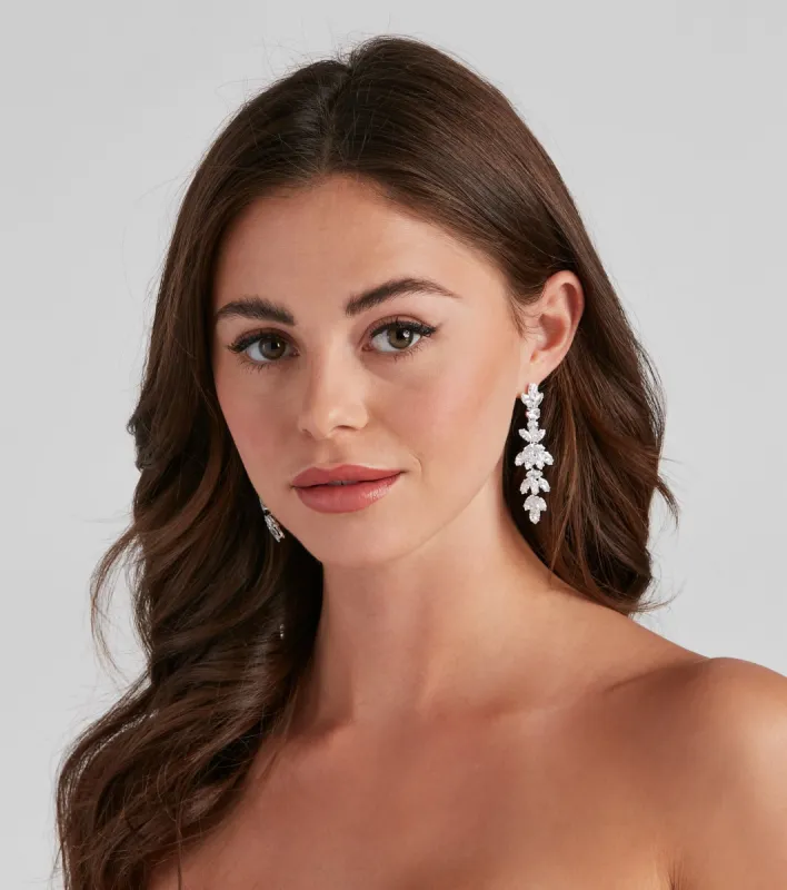 Sparkling Gem CZ Duster Earrings sold by Windsor