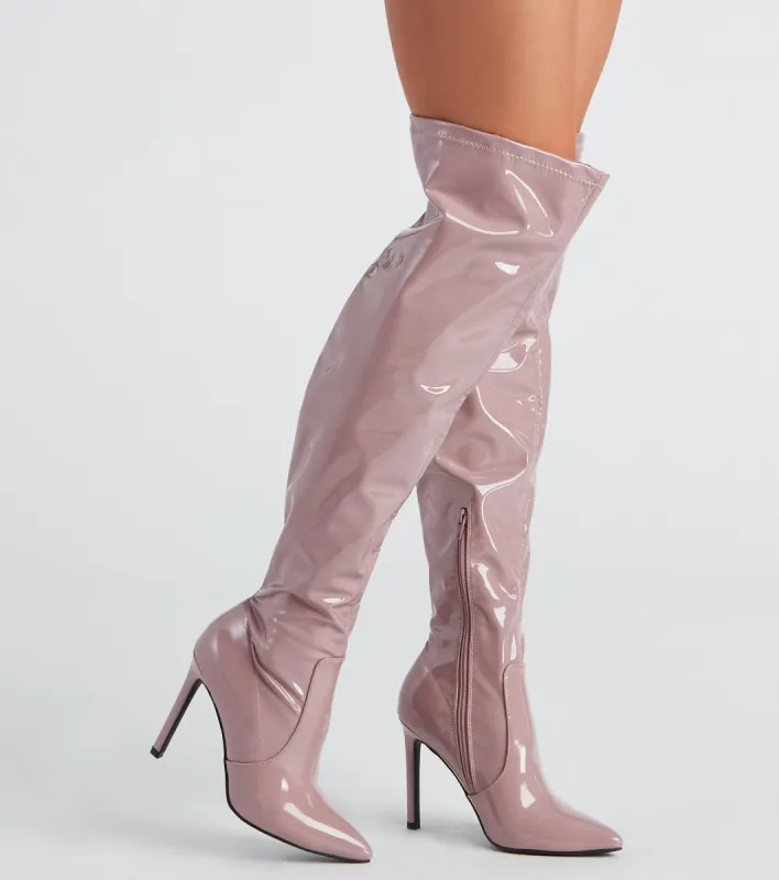 Sleek Goals Over the Knee Boots sold by Windsor