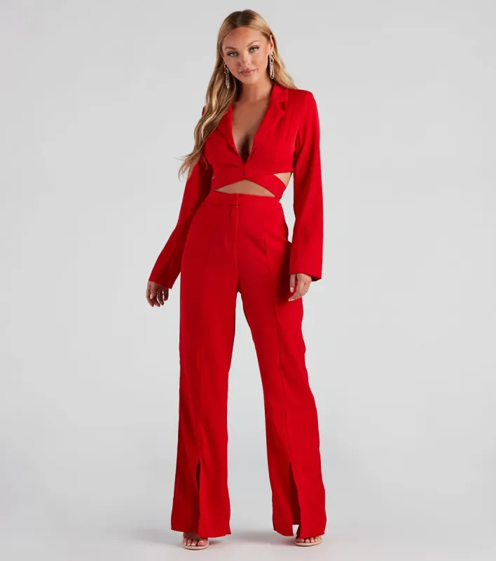 Boss Babe Moves Cropped Blazer sold by Windsor