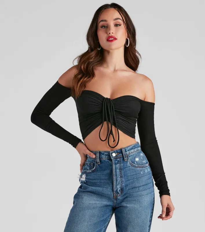 Real Cute Off The Shoulder Top sold by Windsor