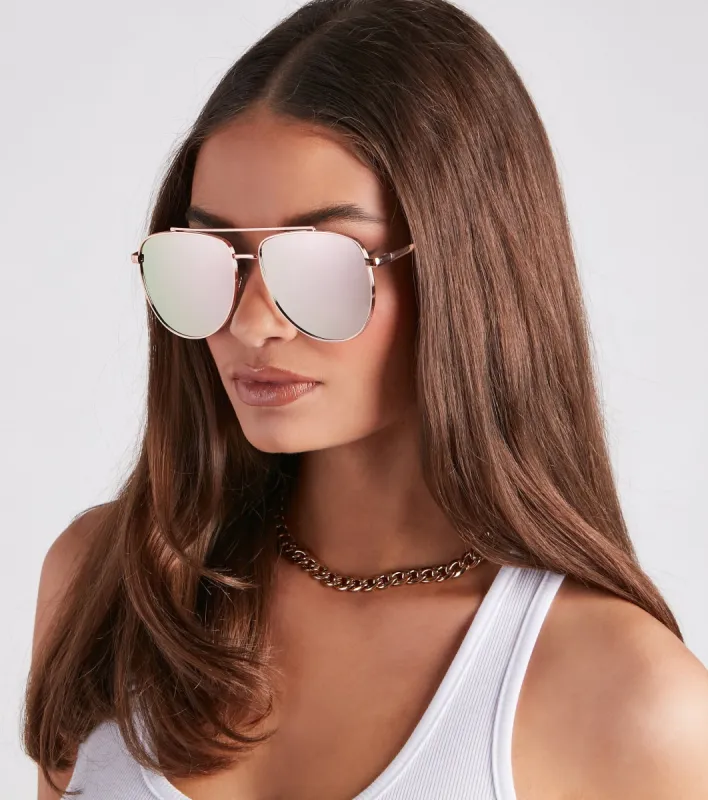 Life's A Highway Aviator Sunglasses sold by Windsor