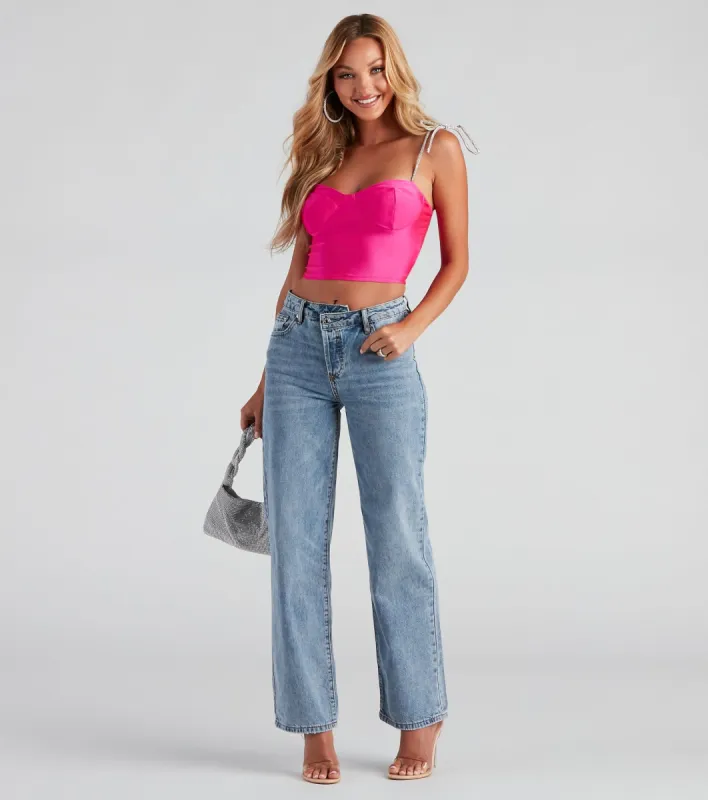 Mid Rise Straight Leg Denim Jeans sold by Windsor