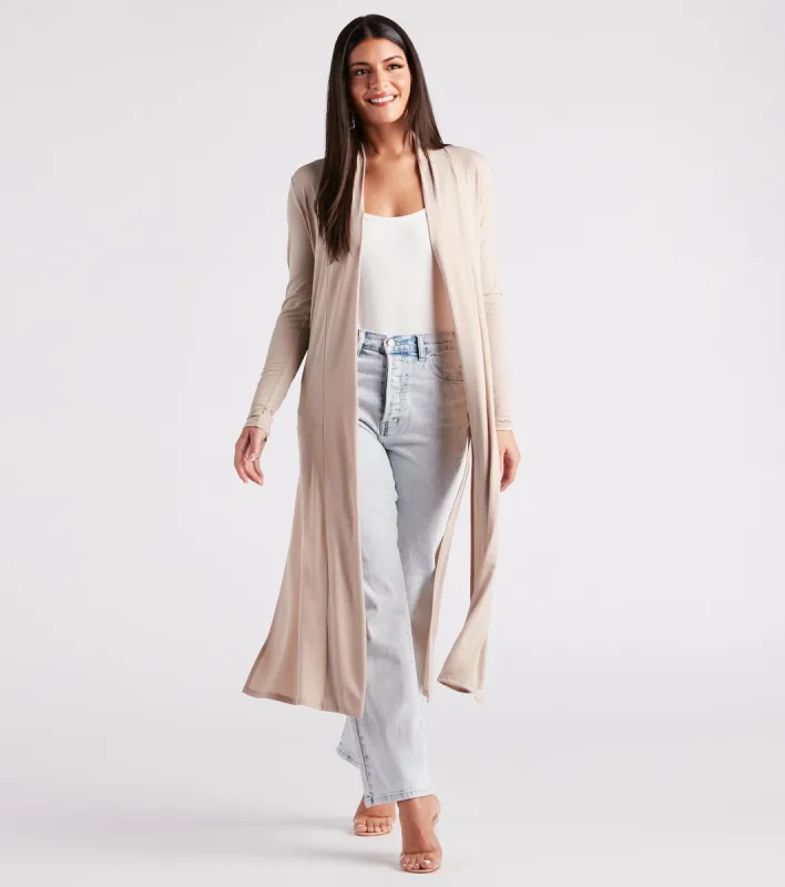 Her Business Slit Duster Trench sold by Windsor
