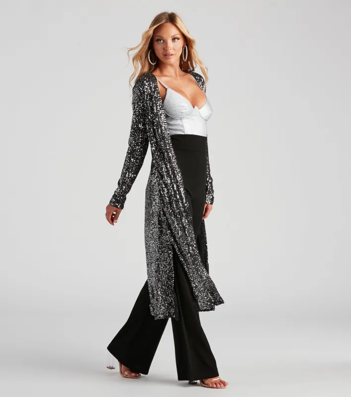 All The More Glitz Sequin Duster sold by Windsor