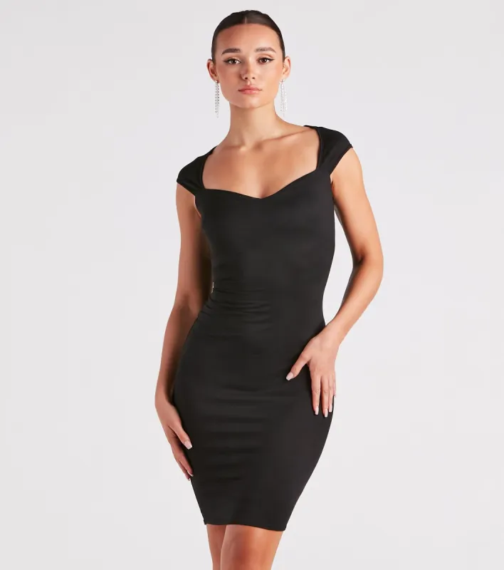 Classic Silhouette Bodycon Midi Dress sold by Windsor