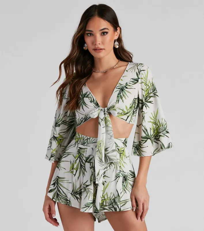 Life's A Breeze Kimono Tie-Front Top sold by Windsor