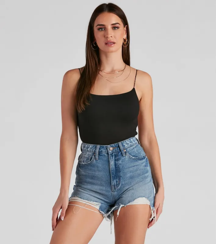 Strappy Open-Back Knit Bodysuit sold by Windsor