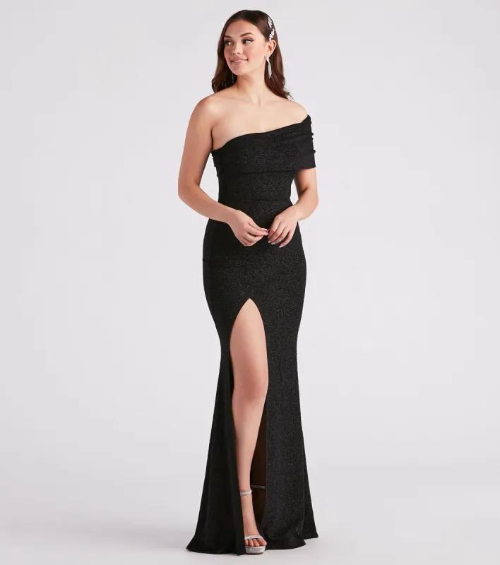Victoria Formal Glitter Off Shoulder Dress sold by Windsor