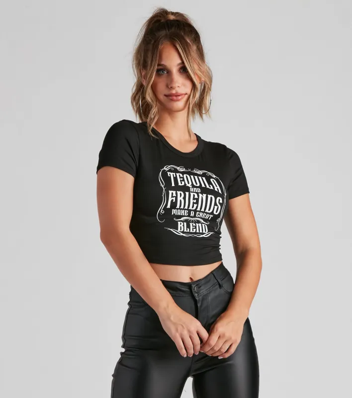 Tequila And Friends Graphic Tee sold by Windsor