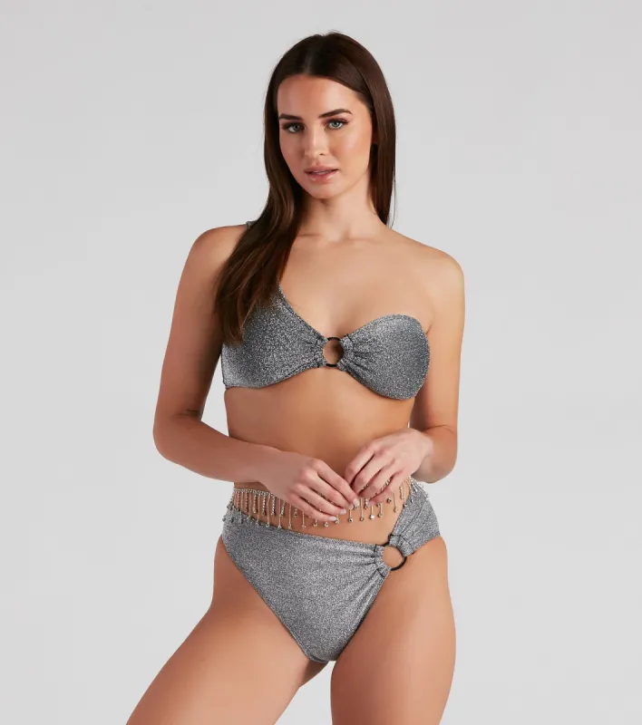 Glow Seeker Shimmer Bikini Top sold by Windsor