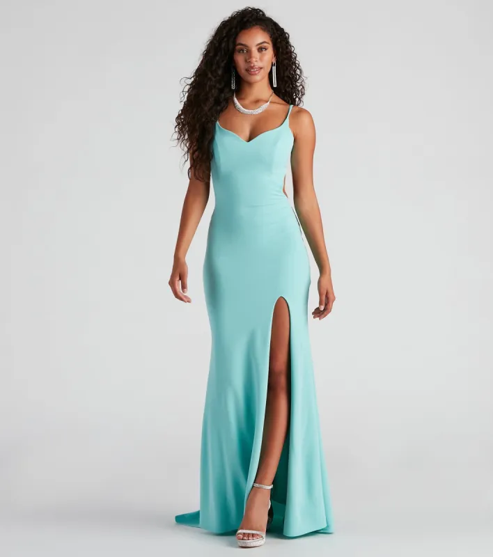 Maves Formal High Slit Mermaid Dress sold by Windsor