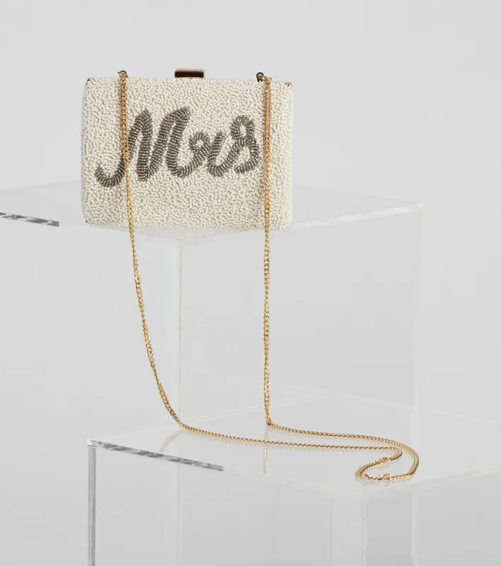 Future Mrs. Beaded Clutch Bag sold by Windsor