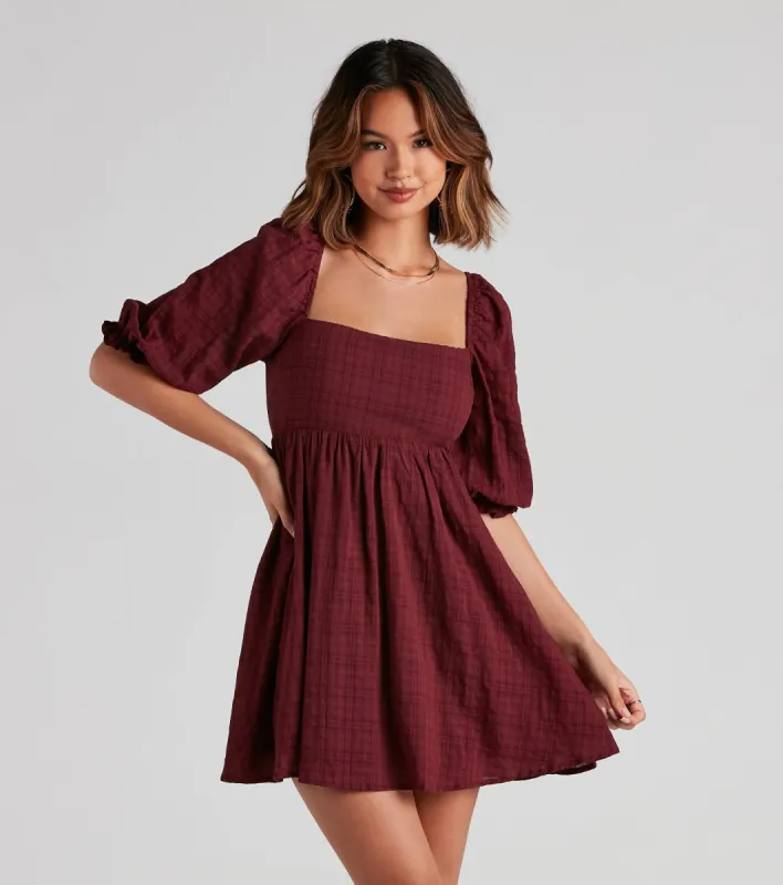 Give A Twirl Linen Skater Dress sold by Windsor