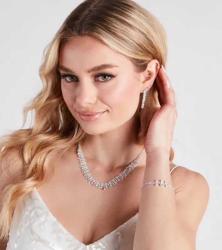 Elegant Energy Rhinestone Jewelry Set sold by Windsor