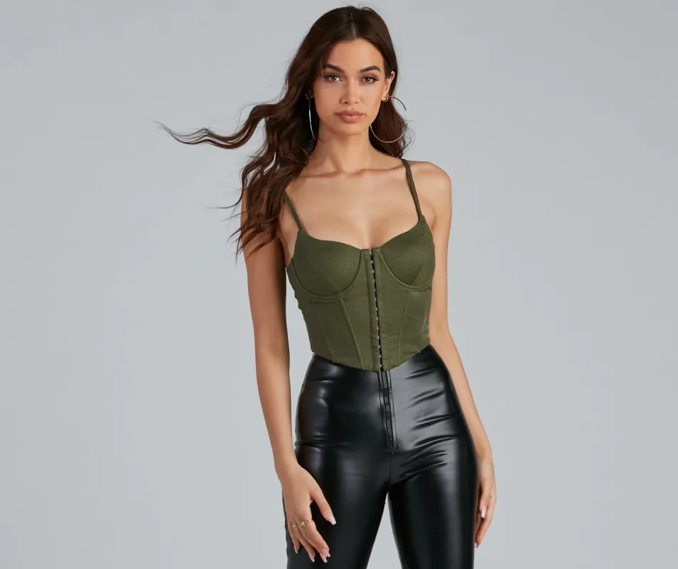 Everyday Trendsetter Cropped Corset Top sold by Windsor