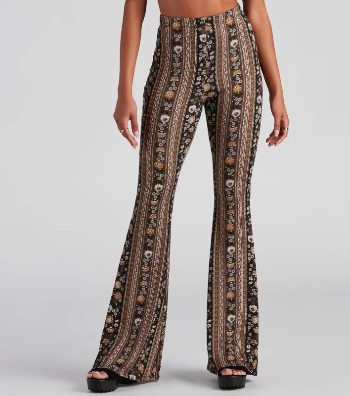 Daisy Dream Flare Pants sold by Windsor
