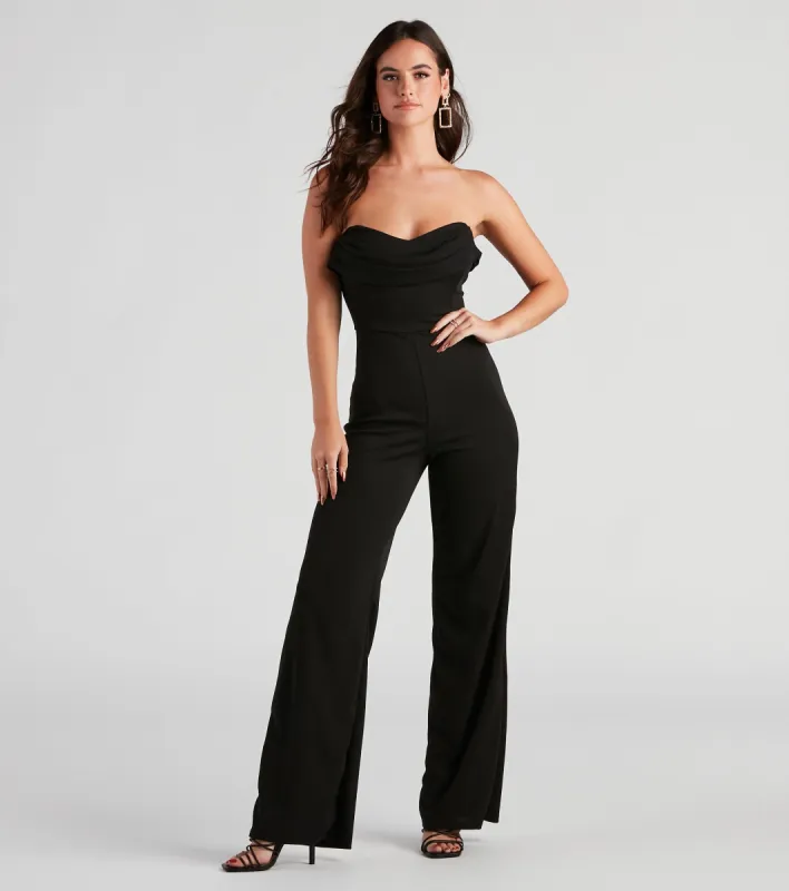 New Fling Crepe Strapless Jumpsuit sold by Windsor