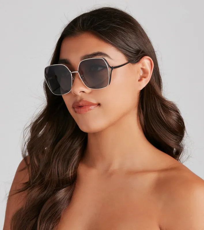 She's Fab Oversized Sunglasses sold by Windsor