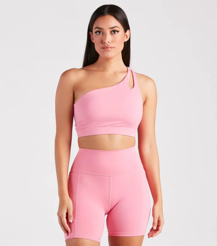 Elevated Staple One-Shoulder Tank Bra sold by Windsor