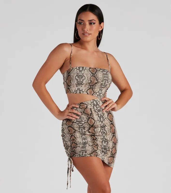 Alluring Accents Bodycon Mini Dress sold by Windsor