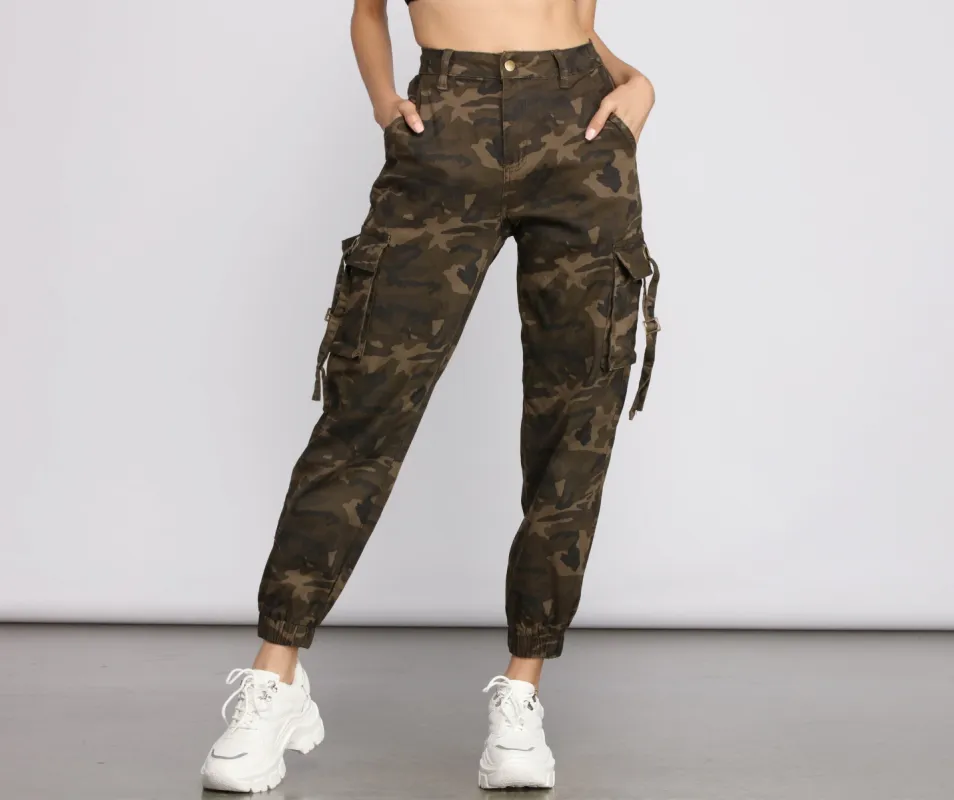 CLEARANCE - Casual Chic Cargo Jogger Pants sold by Windsor
