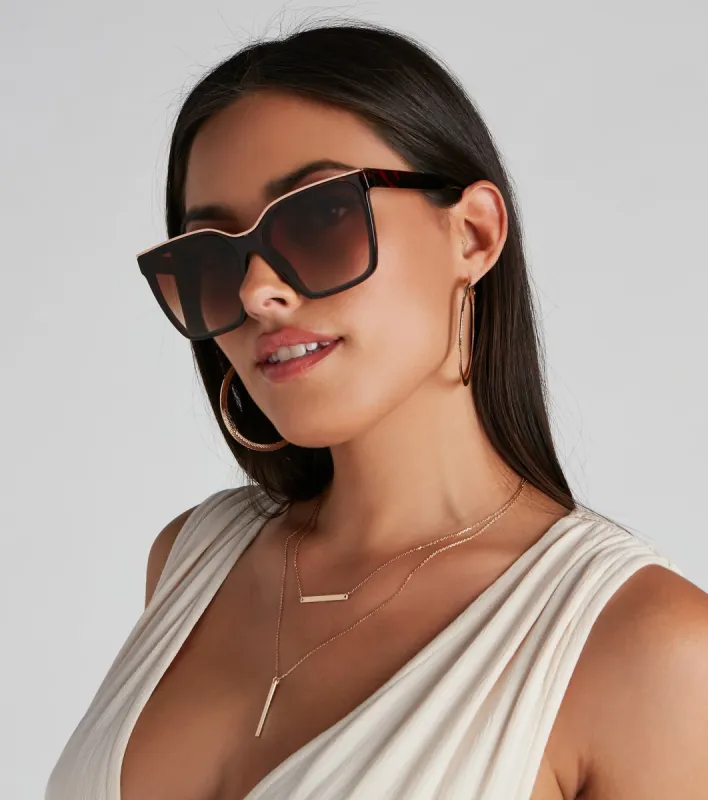Top Down Square Sunglasses sold by Windsor