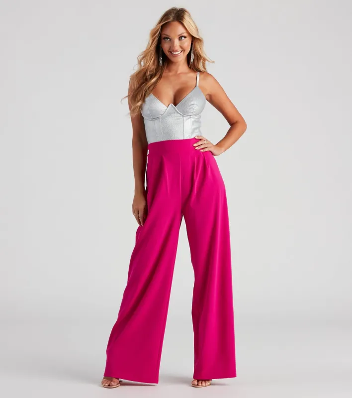 Chic Professional Wide-Leg Pants sold by Windsor