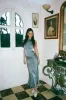 Aria Midi Skirt | Grey sold by With Jean