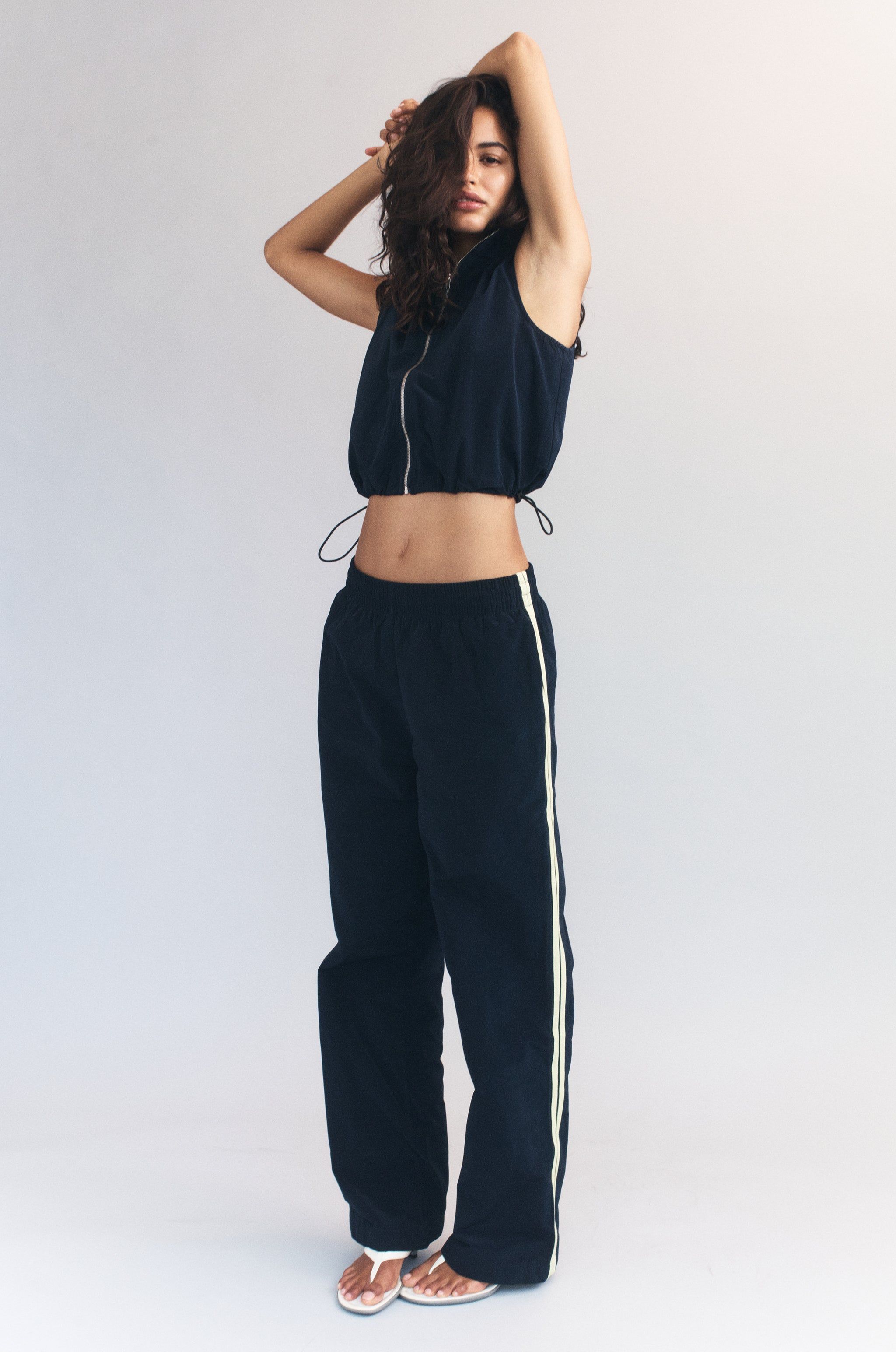 Yasmine Track Pants | Navy sold by With Jean product image thumbnail 4