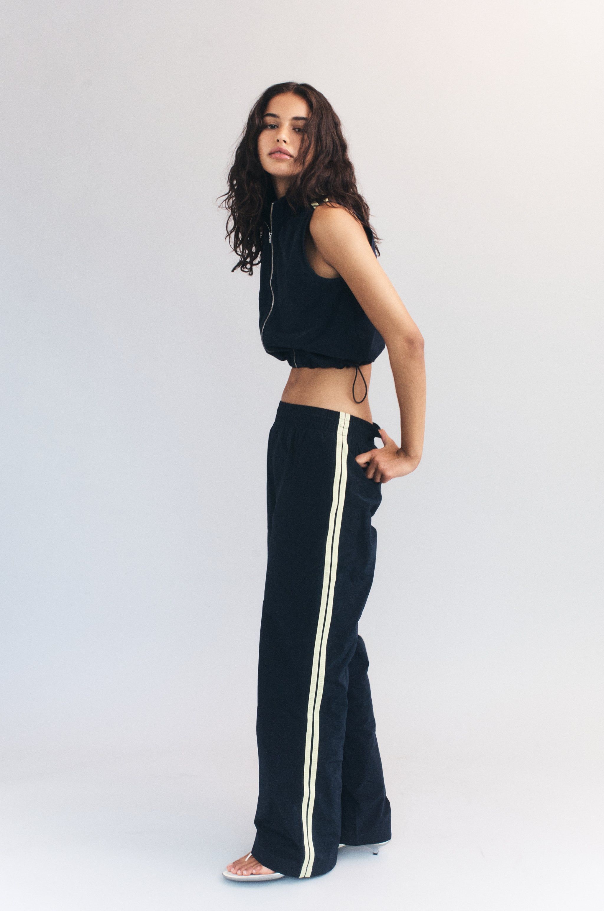 Yasmine Track Pants | Navy sold by With Jean product image thumbnail 5