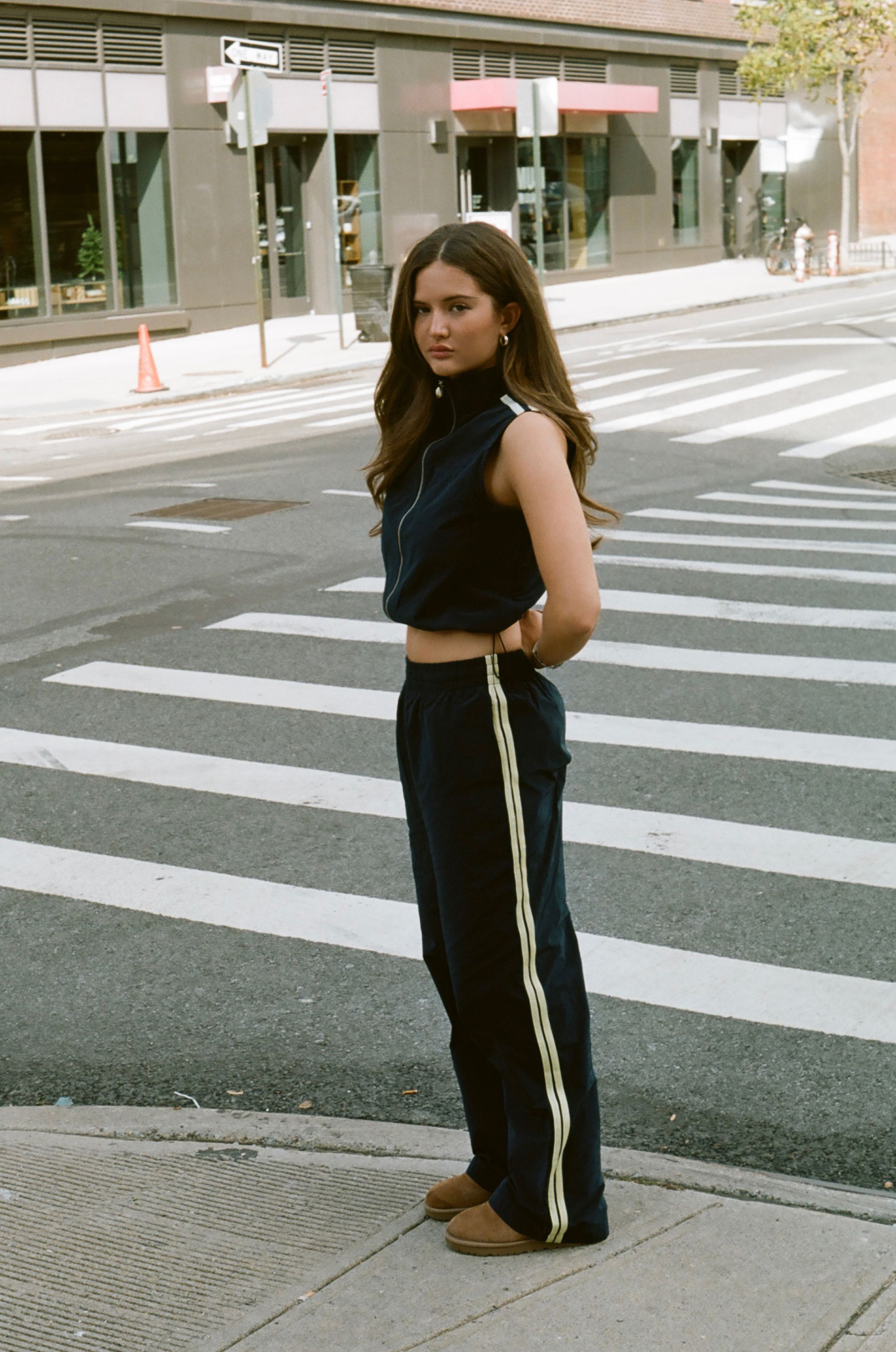 Yasmine Track Pants | Navy sold by With Jean product image thumbnail 2