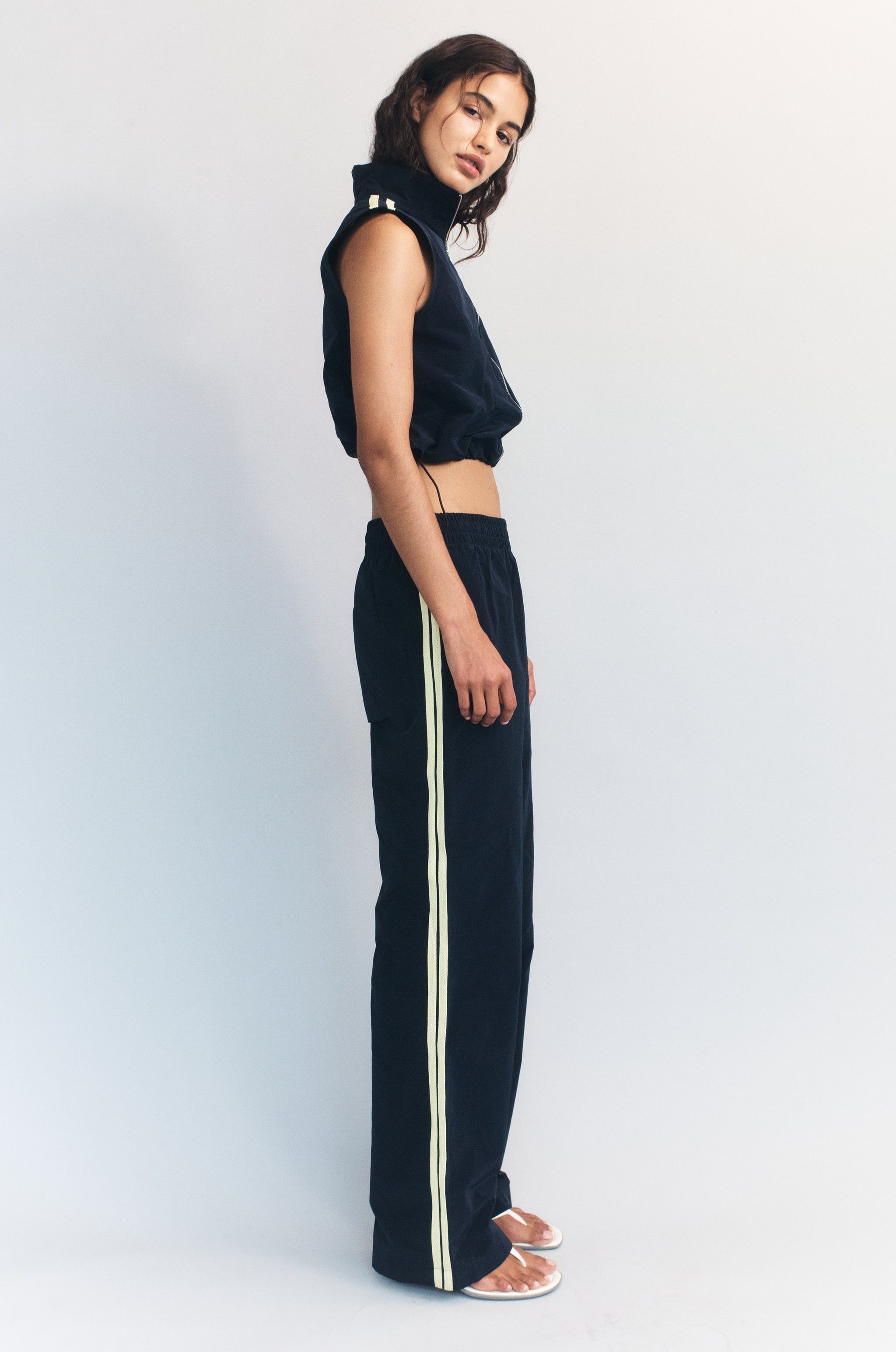 Yasmine Track Pants | Navy sold by With Jean product image thumbnail 3