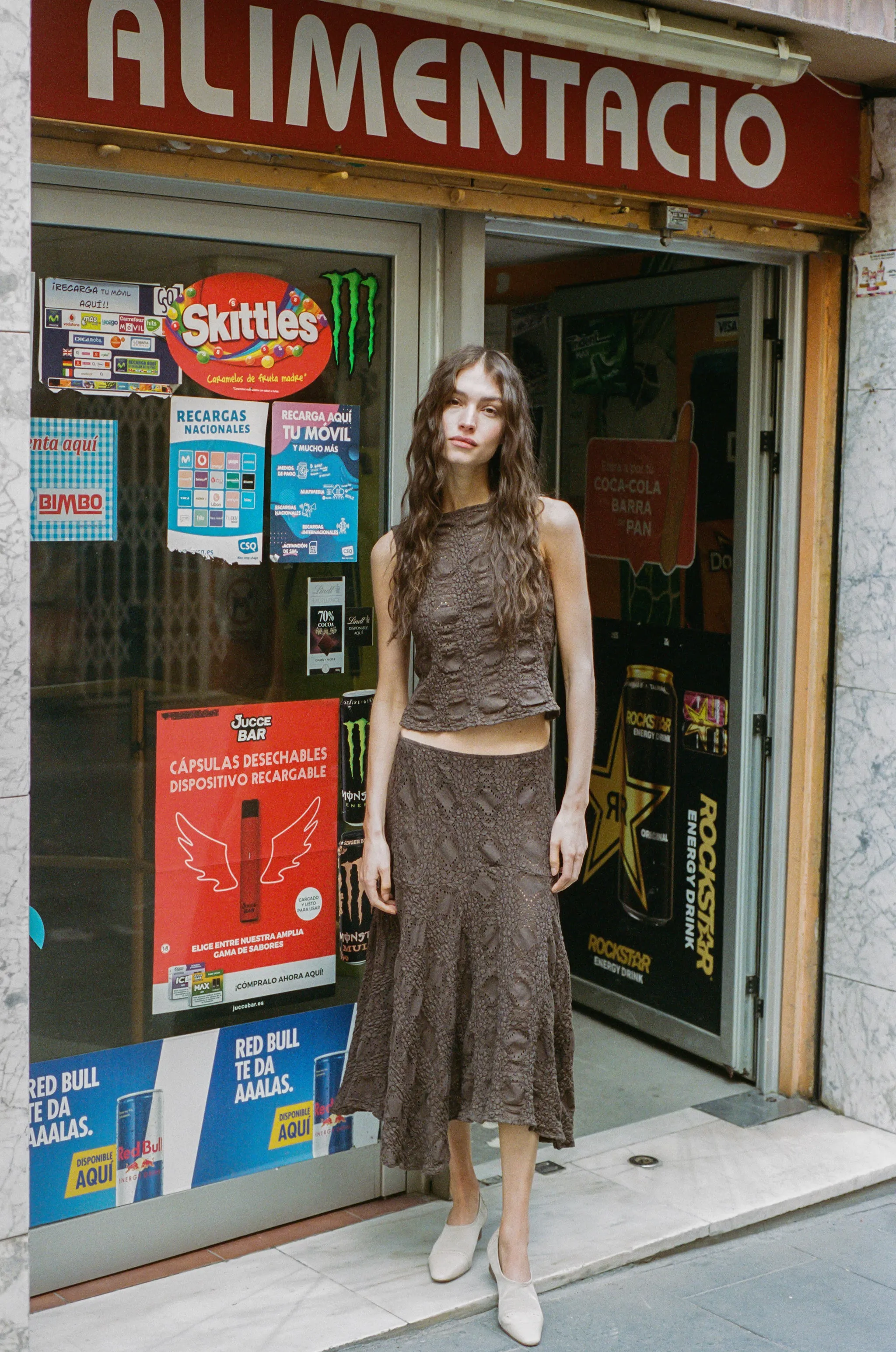 Maeve Midi Skirt | Brown sold by With Jean