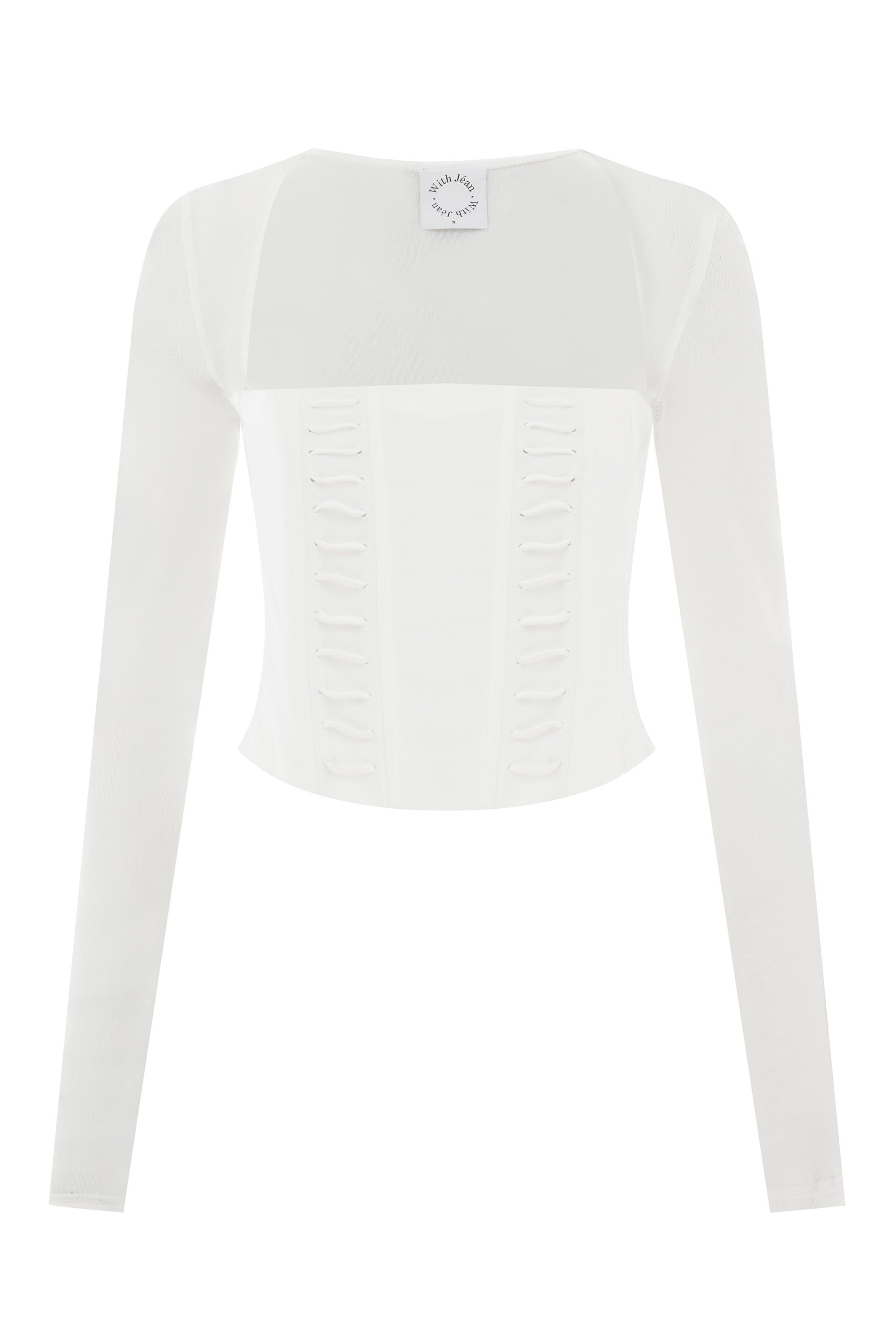 Al Top | White Distressed sold by With Jean product image thumbnail 6