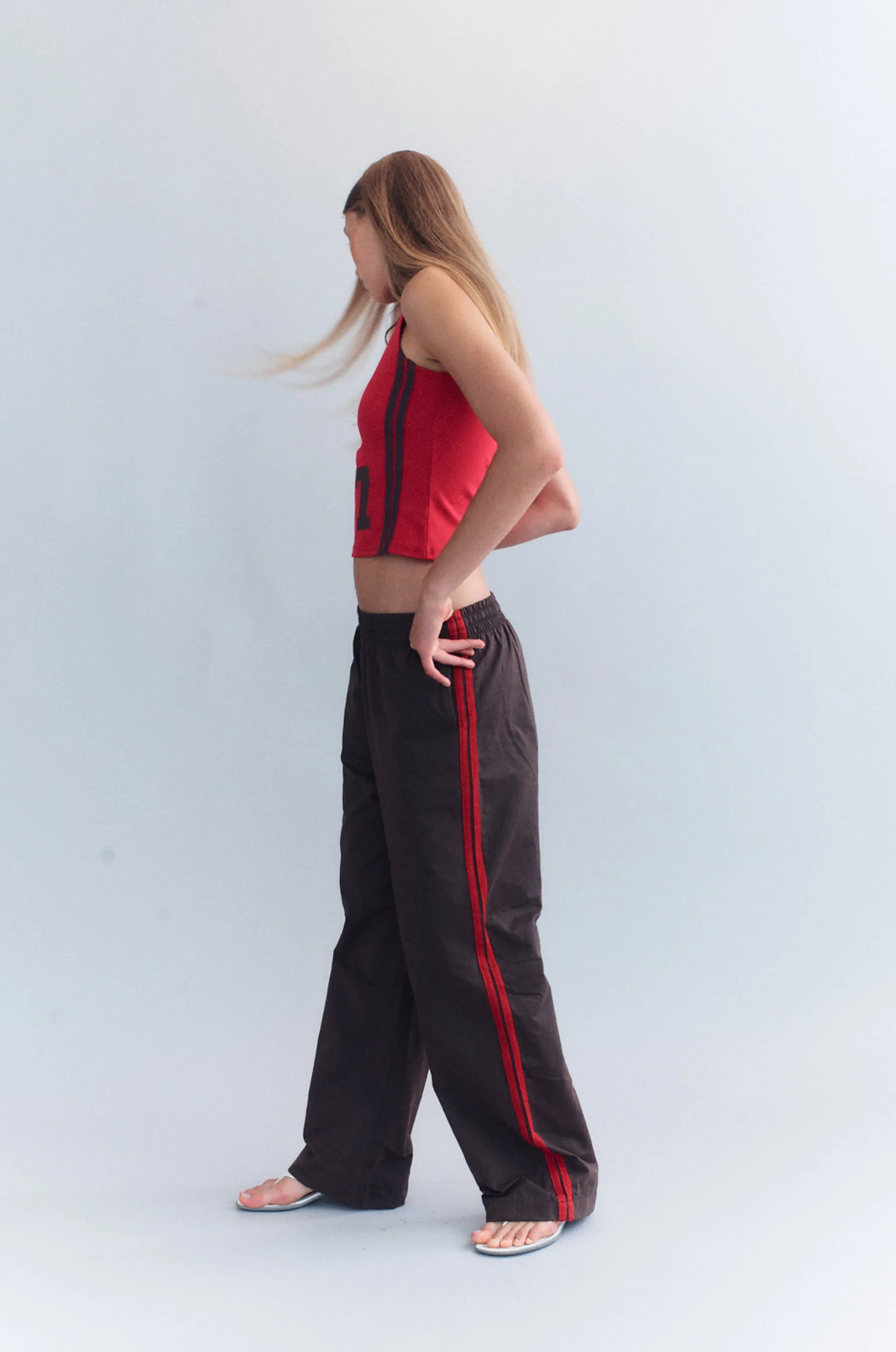 Romeo Track Pant | Brown sold by With Jean product image thumbnail 4